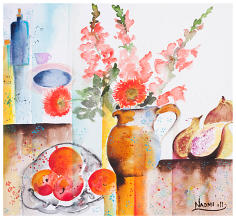 ''Figs and Things'' Watercolour  